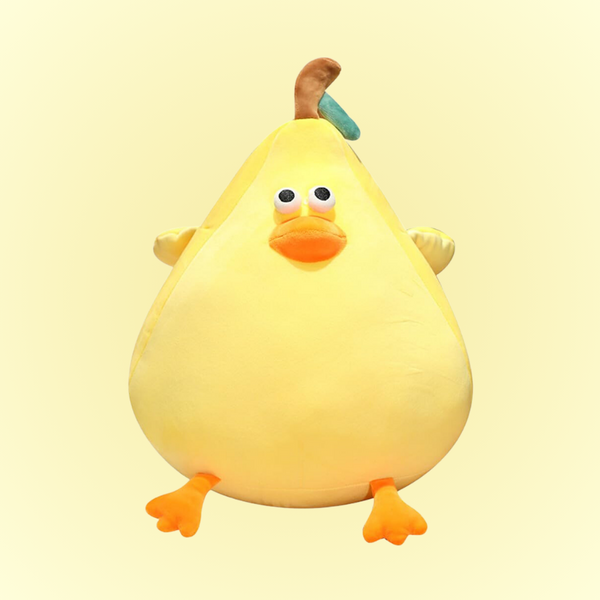 chubbyjoy Plush Pillow Stuffed Animials Combination Chick And Pear