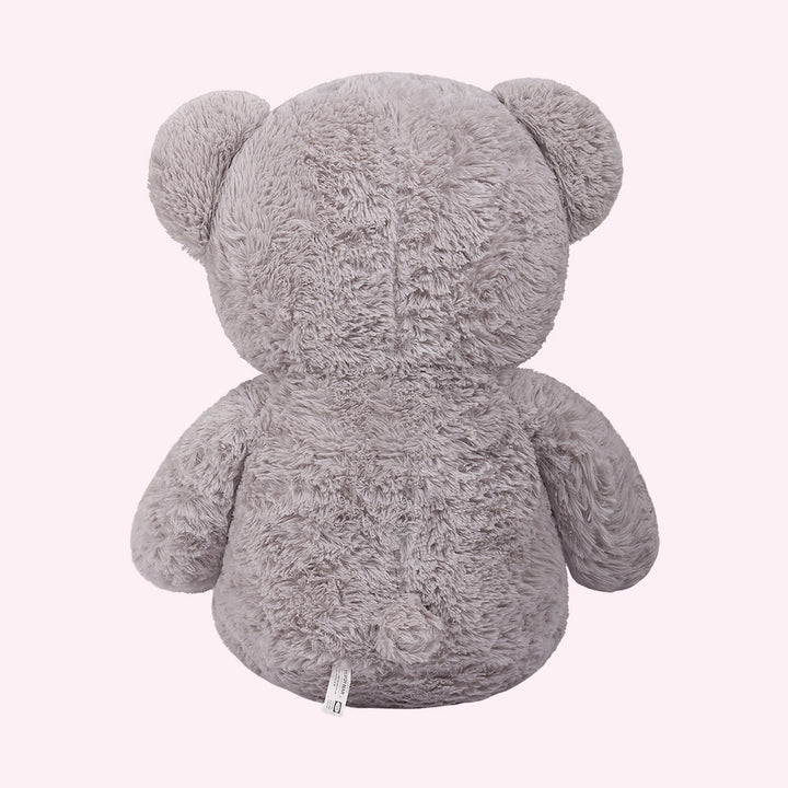 chubbyjoy 1.1m/1.2m/1.4m Giant Teddy Bear with Checkered Tie Grey