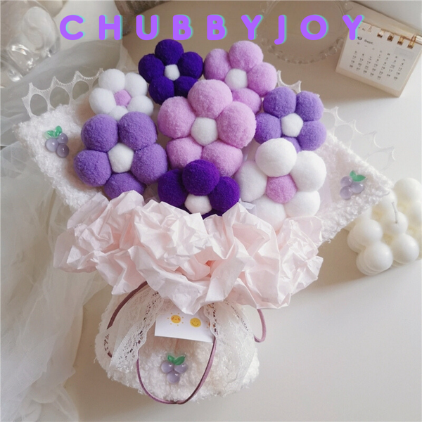 chubbyjoy Plush Flower Bouquet Birthday Thanksgiving Gift