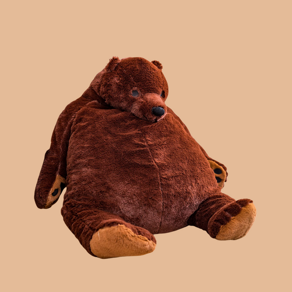 chubbyjoy Giant Simulation Bear Djungelskog Stuffed Animal Plush toy Brown bear