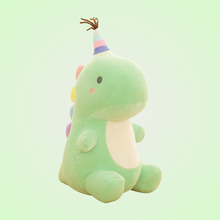 chubbyjoy  Plush Toy Stuffed Animal Sitting Dinosaur Colorful Spurs