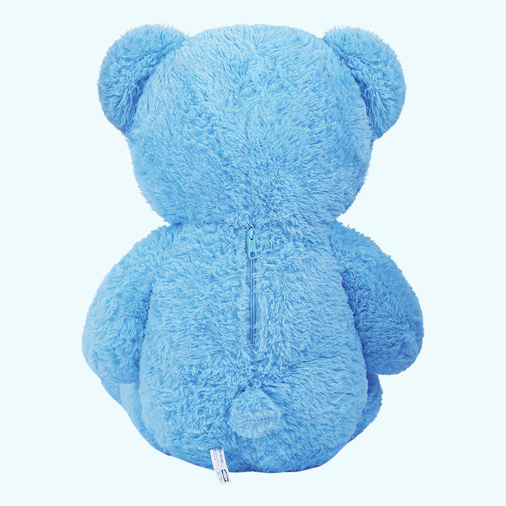 chubbyjoy 1.1m/1.2m/1.4m Giant Teddy Bear with Checkered Tie Dark Blue