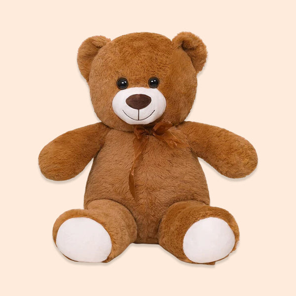 chubbyjoy   Teddy Bear with Ribbon Tie Dark Brown