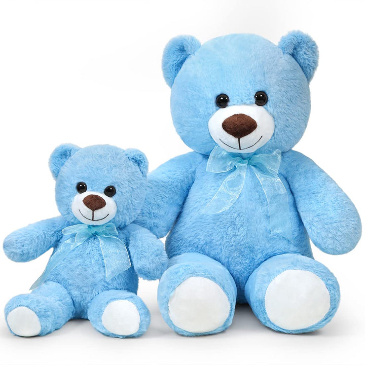 chubbyjoy   Teddy Bear with Ribbon Tie  Blue