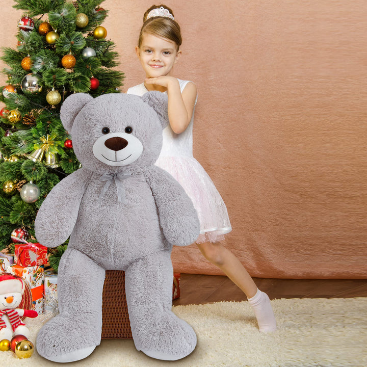 chubbyjoy   Teddy Bear with Ribbon Tie Grey